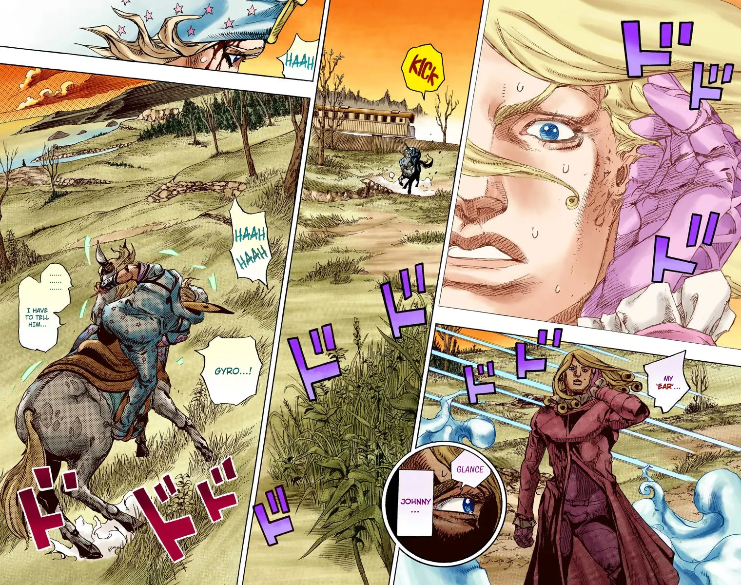 JoJo's Bizarre Adventure Steel Ball Run Colored Manga β Chapter 83 β Page 3