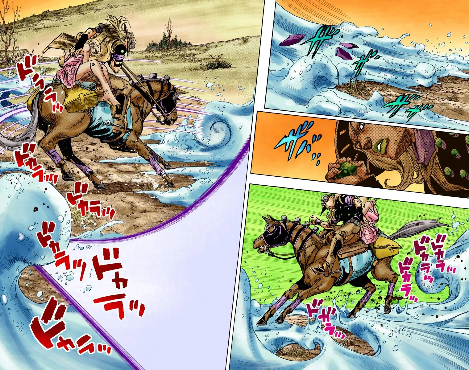 JoJo's Bizarre Adventure Steel Ball Run Colored Manga β Chapter 83 β Page 7