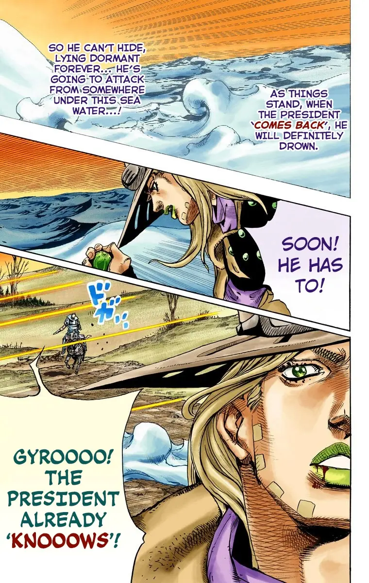 JoJo's Bizarre Adventure Steel Ball Run Colored Manga β Chapter 83 β Page 9