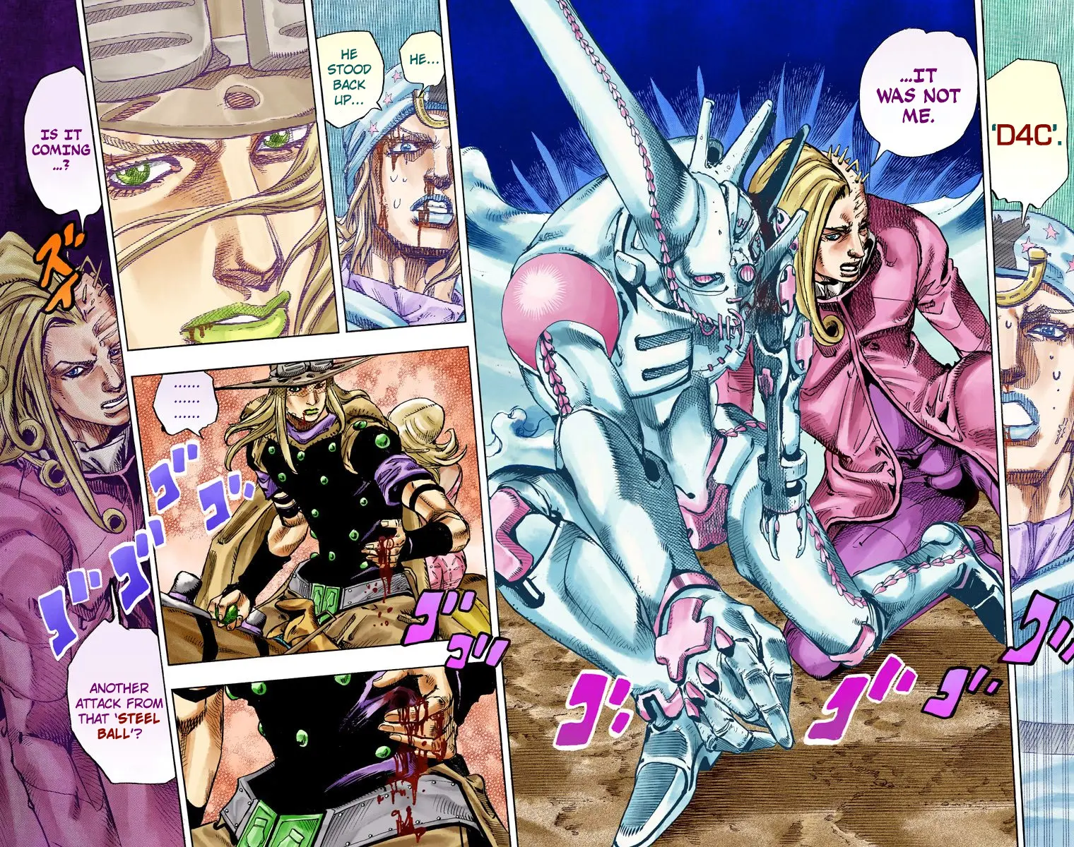 JoJo's Bizarre Adventure Steel Ball Run Colored Manga β Chapter 83 β Page 27