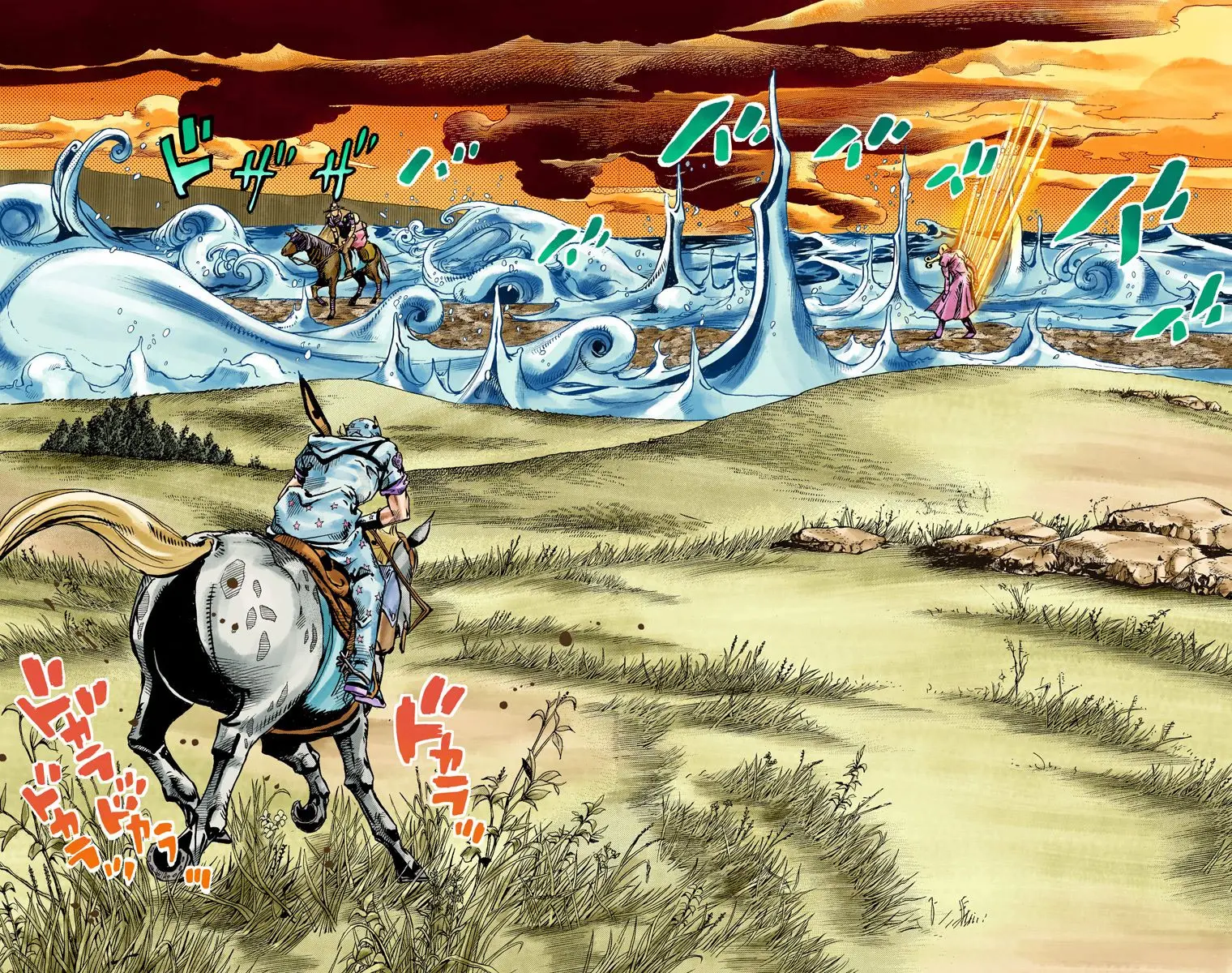 JoJo's Bizarre Adventure Steel Ball Run Colored Manga β Chapter 84 β Page 4