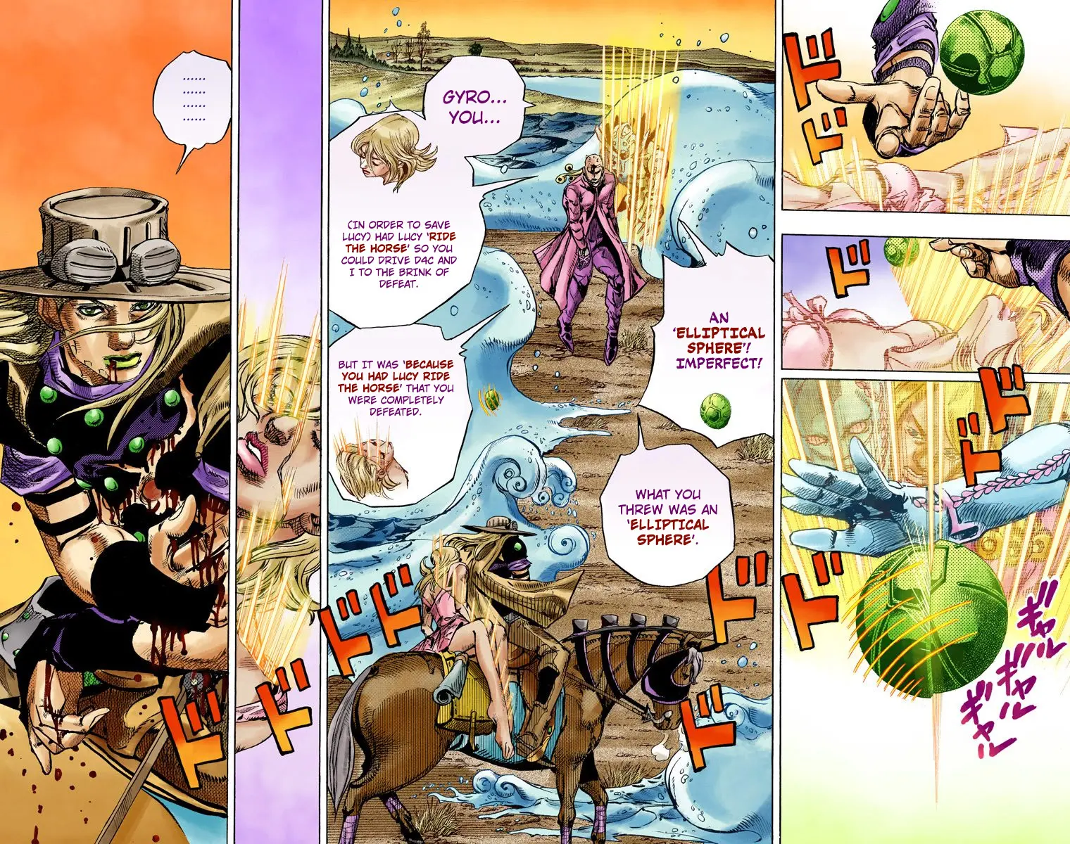 JoJo's Bizarre Adventure Steel Ball Run Colored Manga β Chapter 84 β Page 19