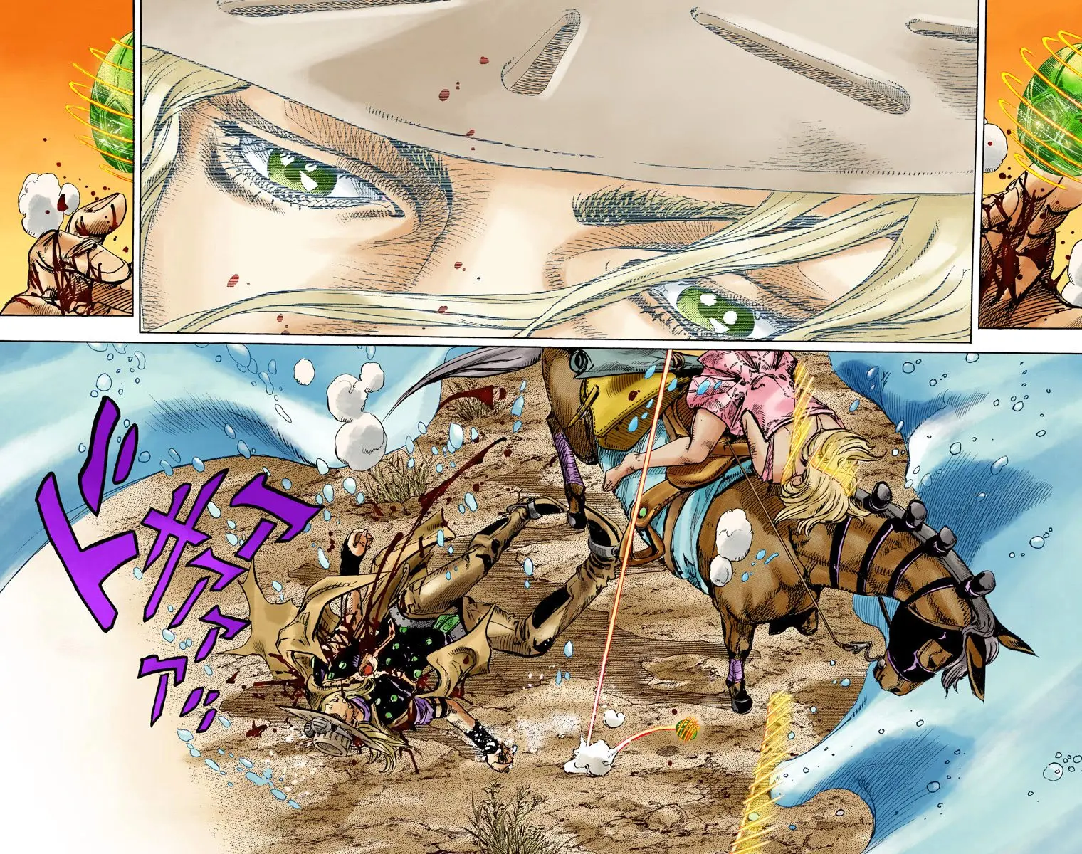 JoJo's Bizarre Adventure Steel Ball Run Colored Manga β Chapter 84 β Page 22