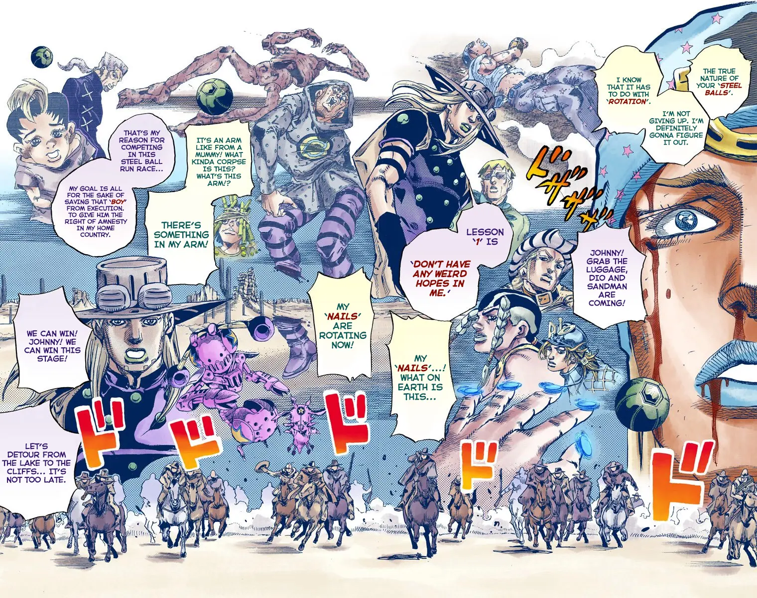 JoJo's Bizarre Adventure Steel Ball Run Colored Manga β Chapter 84 β Page 26
