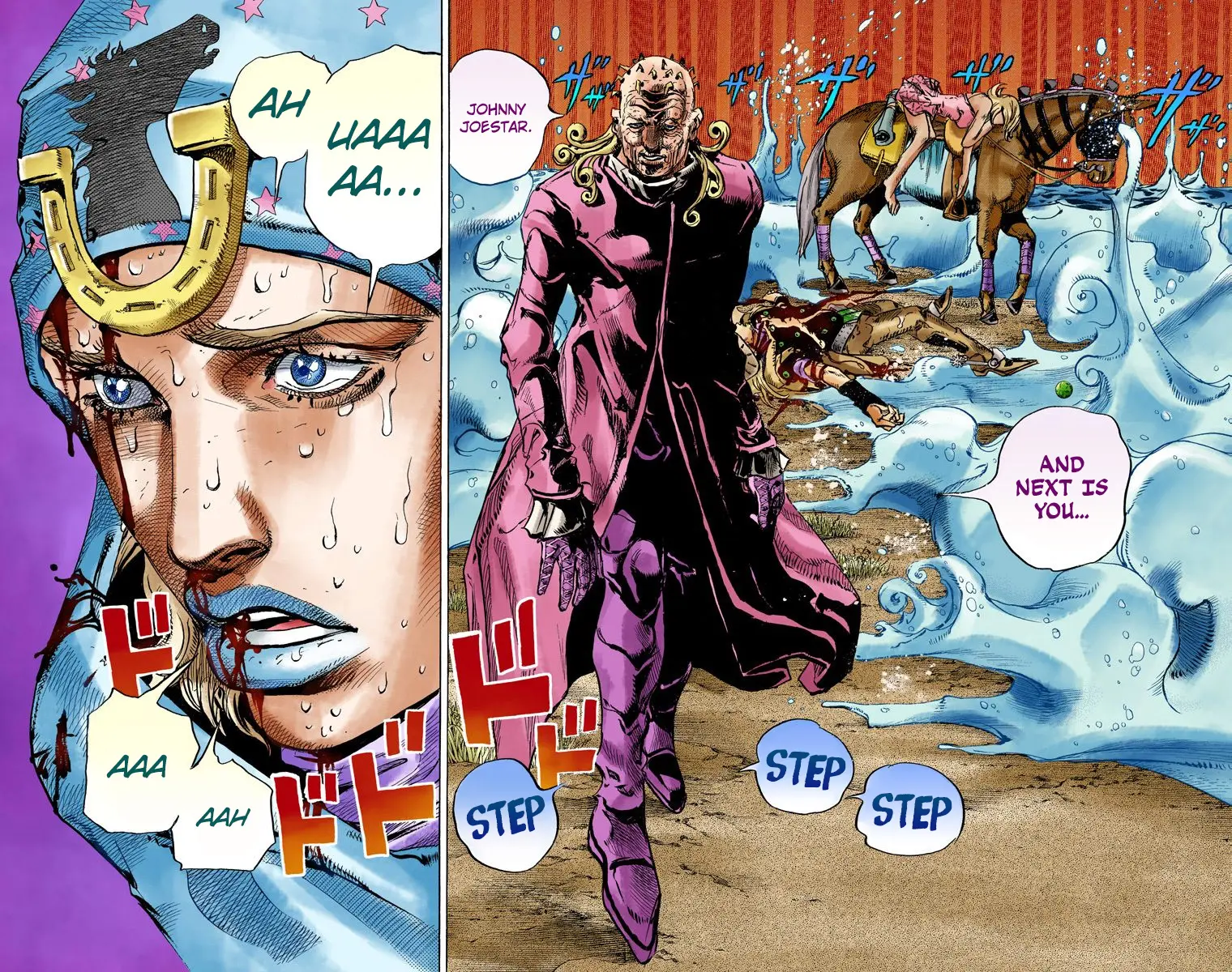 JoJo's Bizarre Adventure Steel Ball Run Colored Manga β Chapter 84 β Page 31