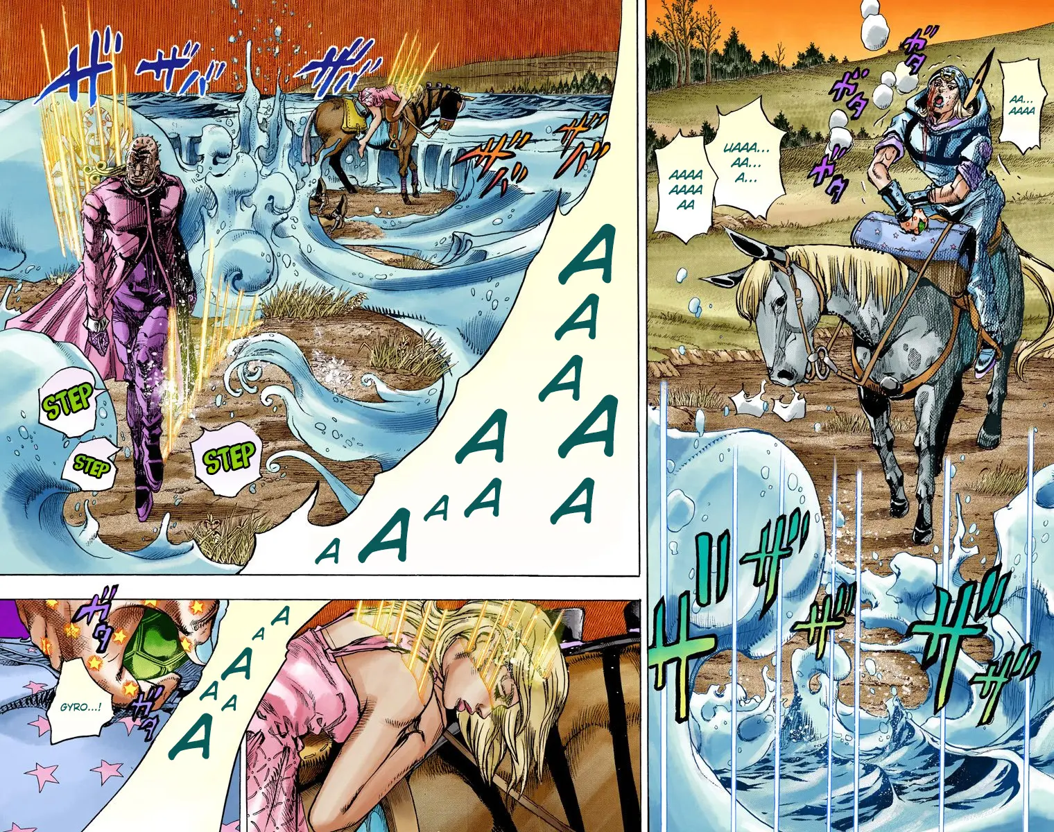 JoJo's Bizarre Adventure Steel Ball Run Colored Manga β Chapter 85 β Page 6