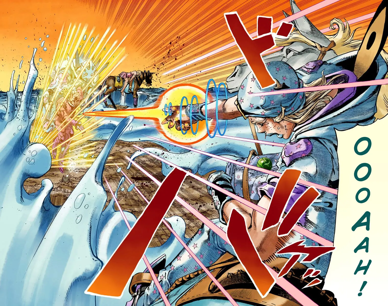 JoJo's Bizarre Adventure Steel Ball Run Colored Manga β Chapter 85 β Page 9