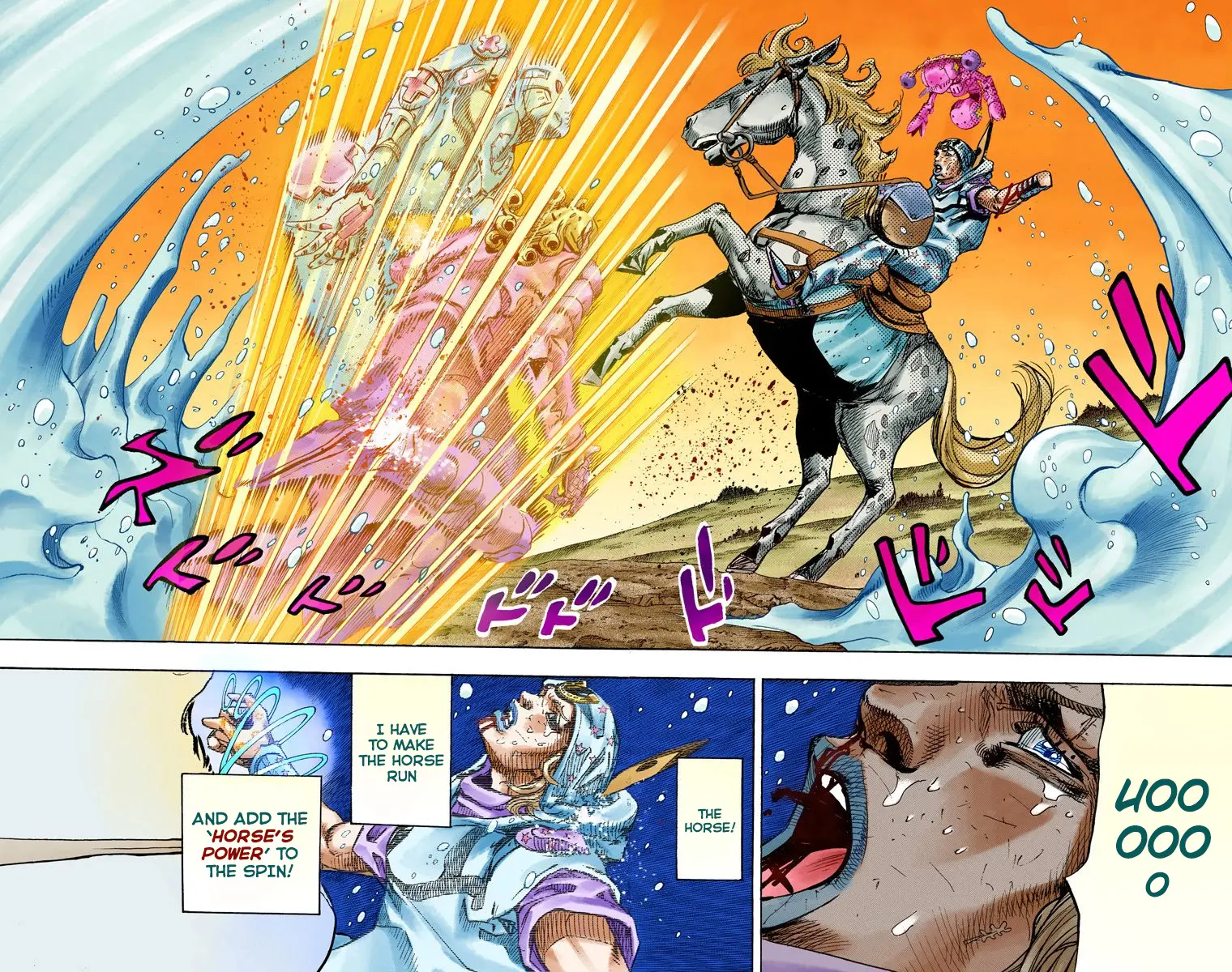 JoJo's Bizarre Adventure Steel Ball Run Colored Manga β Chapter 85 β Page 11