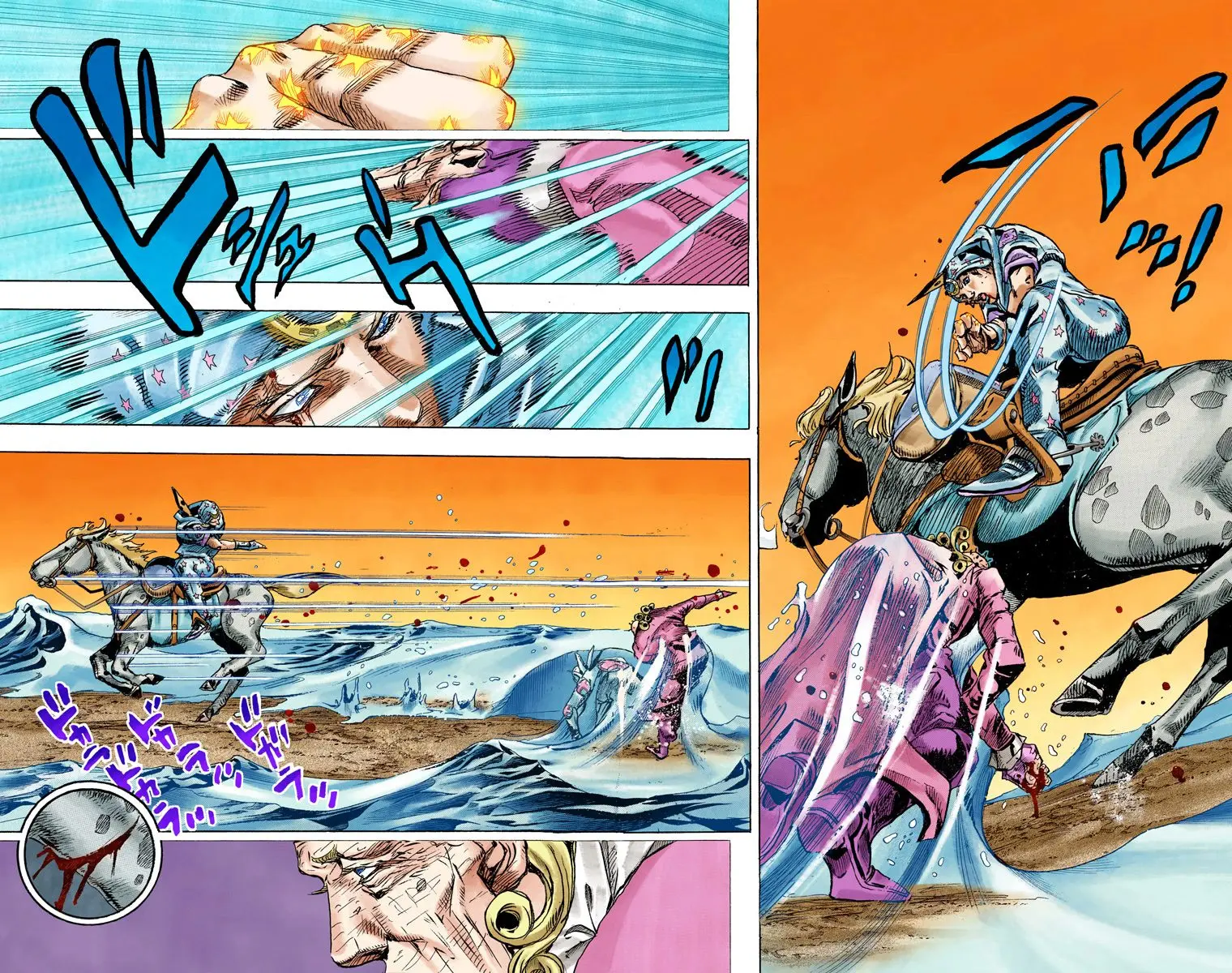 JoJo's Bizarre Adventure Steel Ball Run Colored Manga β Chapter 85 β Page 19