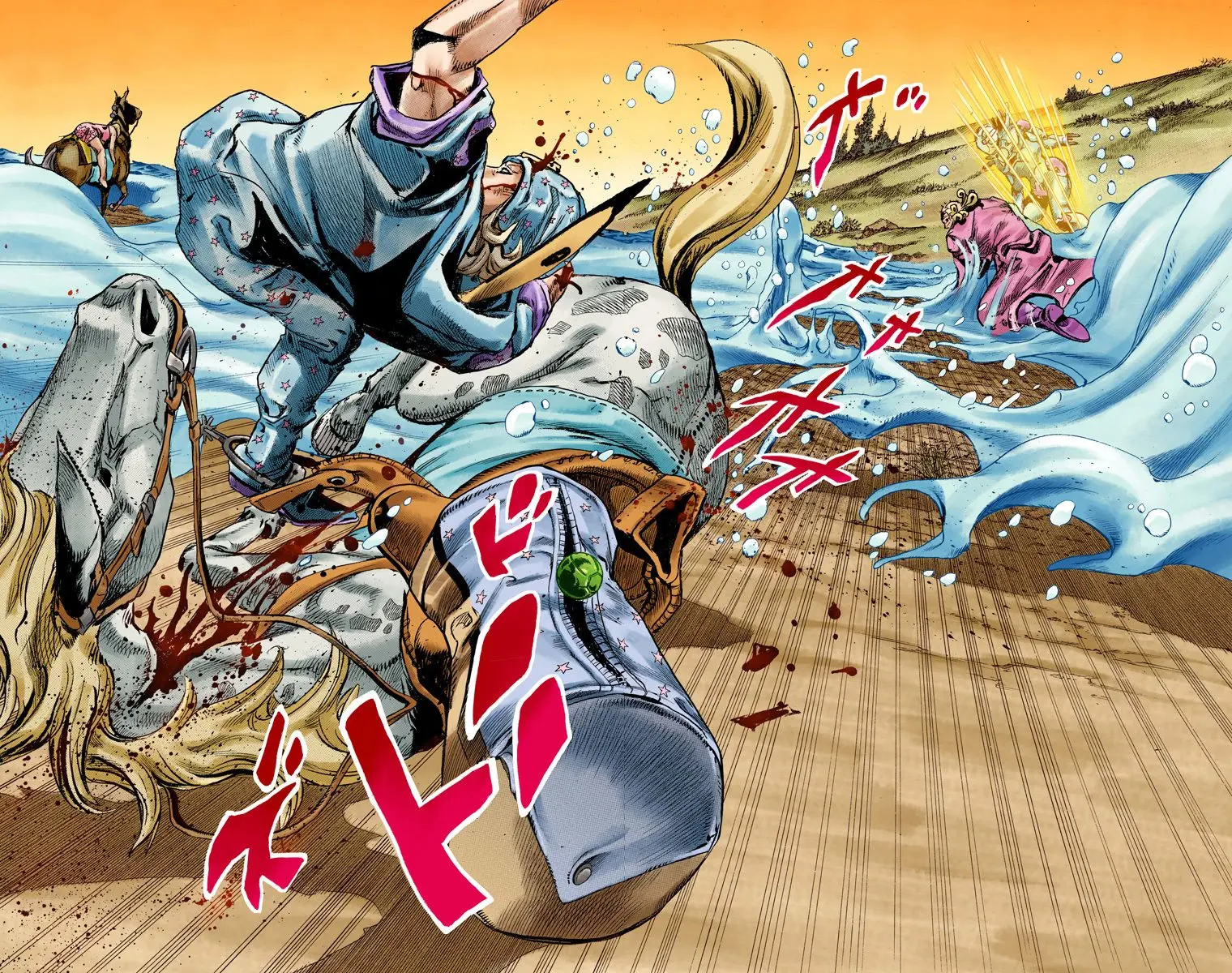 JoJo's Bizarre Adventure Steel Ball Run Colored Manga β Chapter 85 β Page 20
