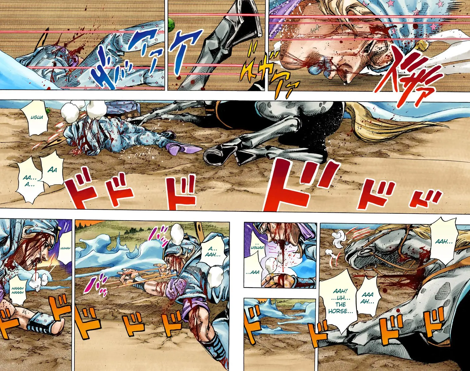 JoJo's Bizarre Adventure Steel Ball Run Colored Manga β Chapter 85 β Page 21