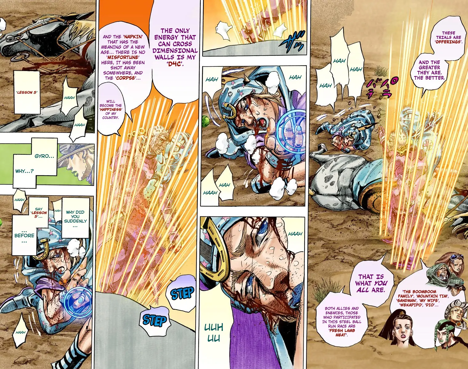 JoJo's Bizarre Adventure Steel Ball Run Colored Manga β Chapter 85 β Page 23