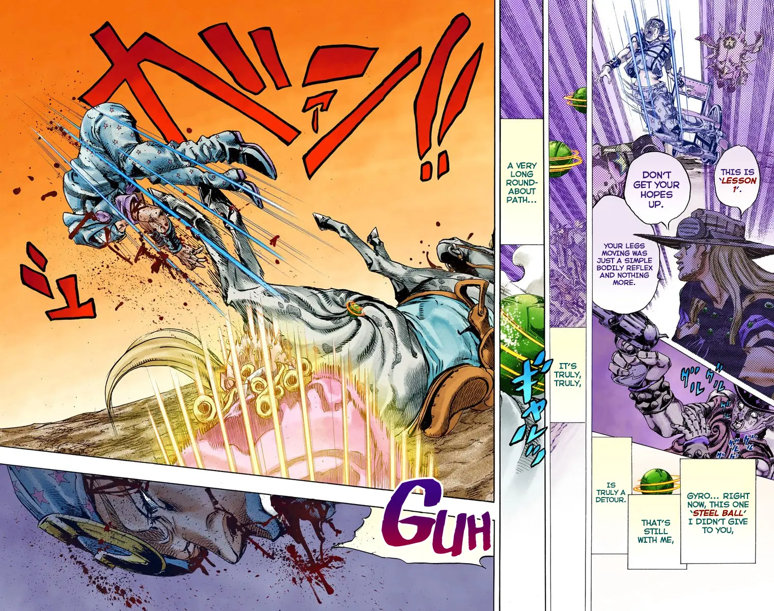 JoJo's Bizarre Adventure Steel Ball Run Colored Manga β Chapter 85 β Page 28