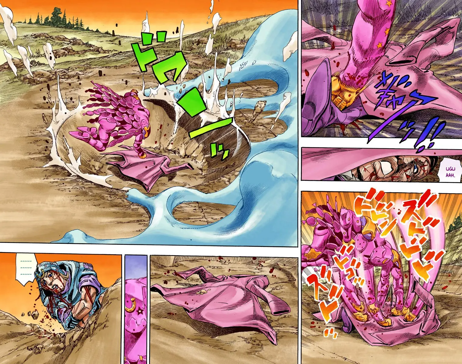 JoJo's Bizarre Adventure Steel Ball Run Colored Manga β Chapter 86 β Page 14