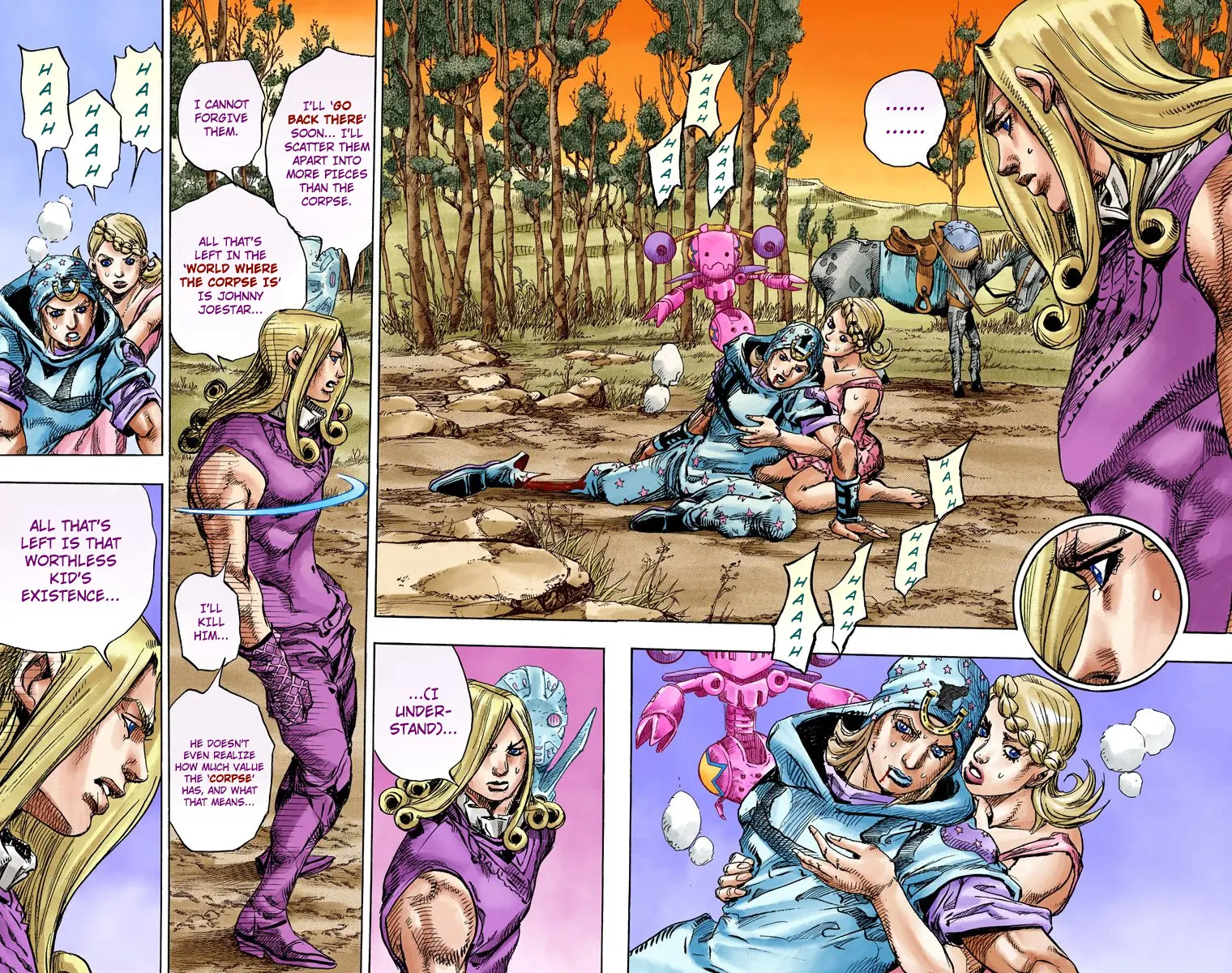JoJo's Bizarre Adventure Steel Ball Run Colored Manga β Chapter 86 β Page 19