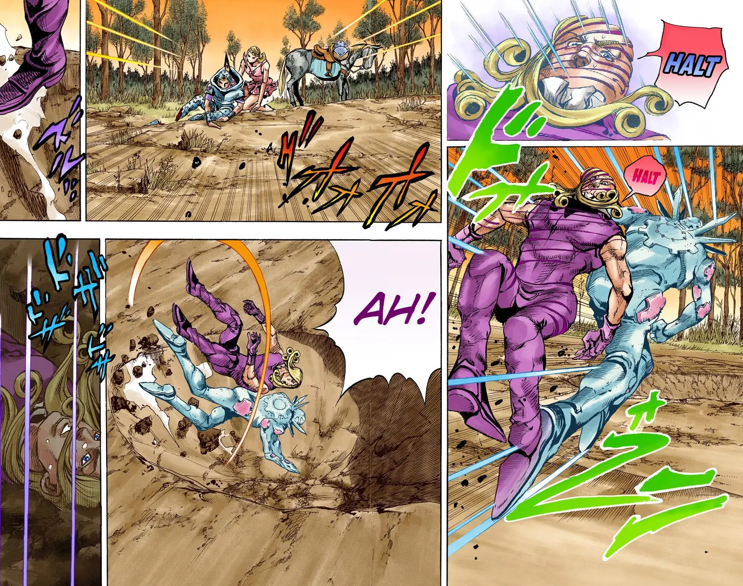JoJo's Bizarre Adventure Steel Ball Run Colored Manga β Chapter 86 β Page 24
