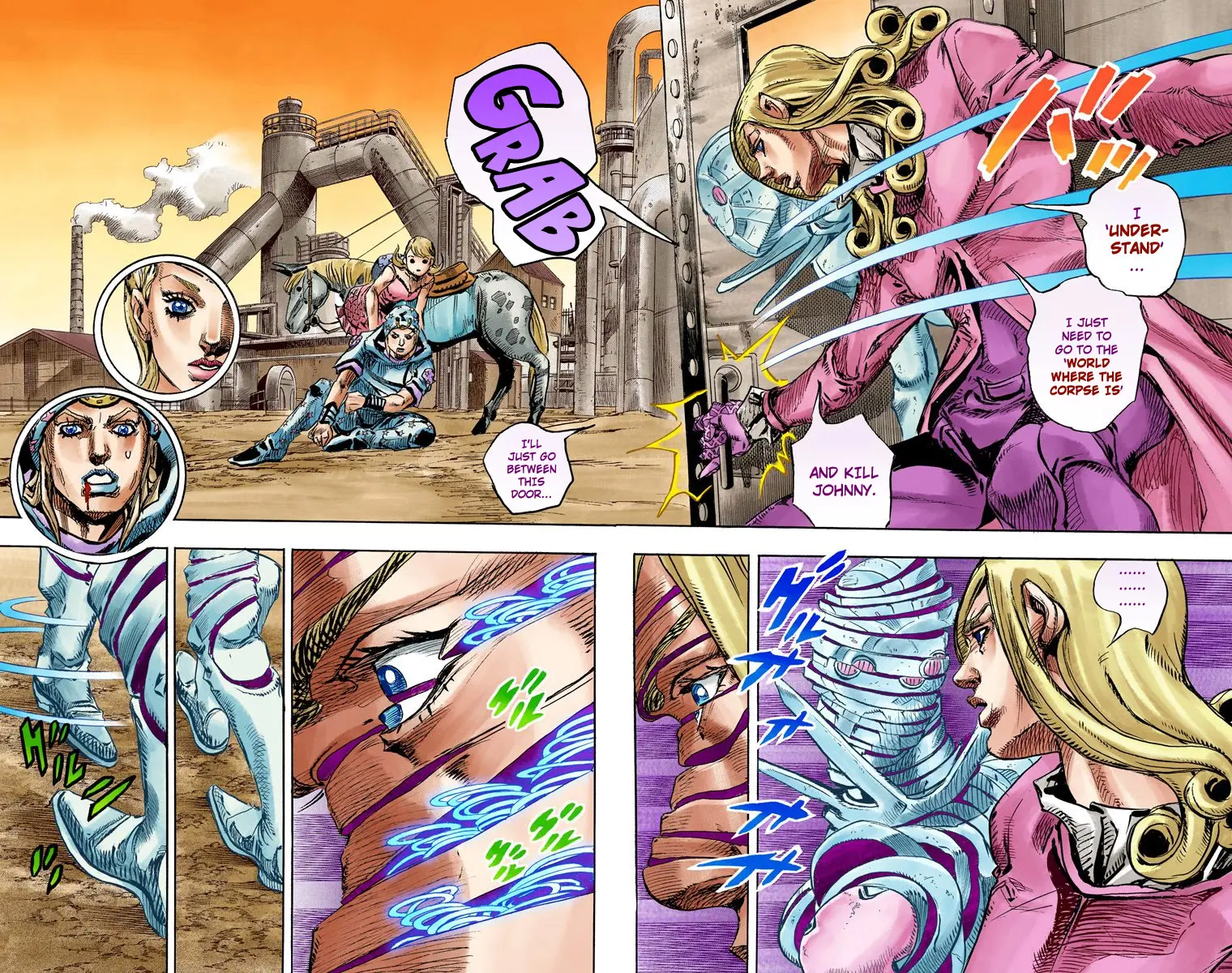 JoJo's Bizarre Adventure Steel Ball Run Colored Manga β Chapter 86 β Page 31