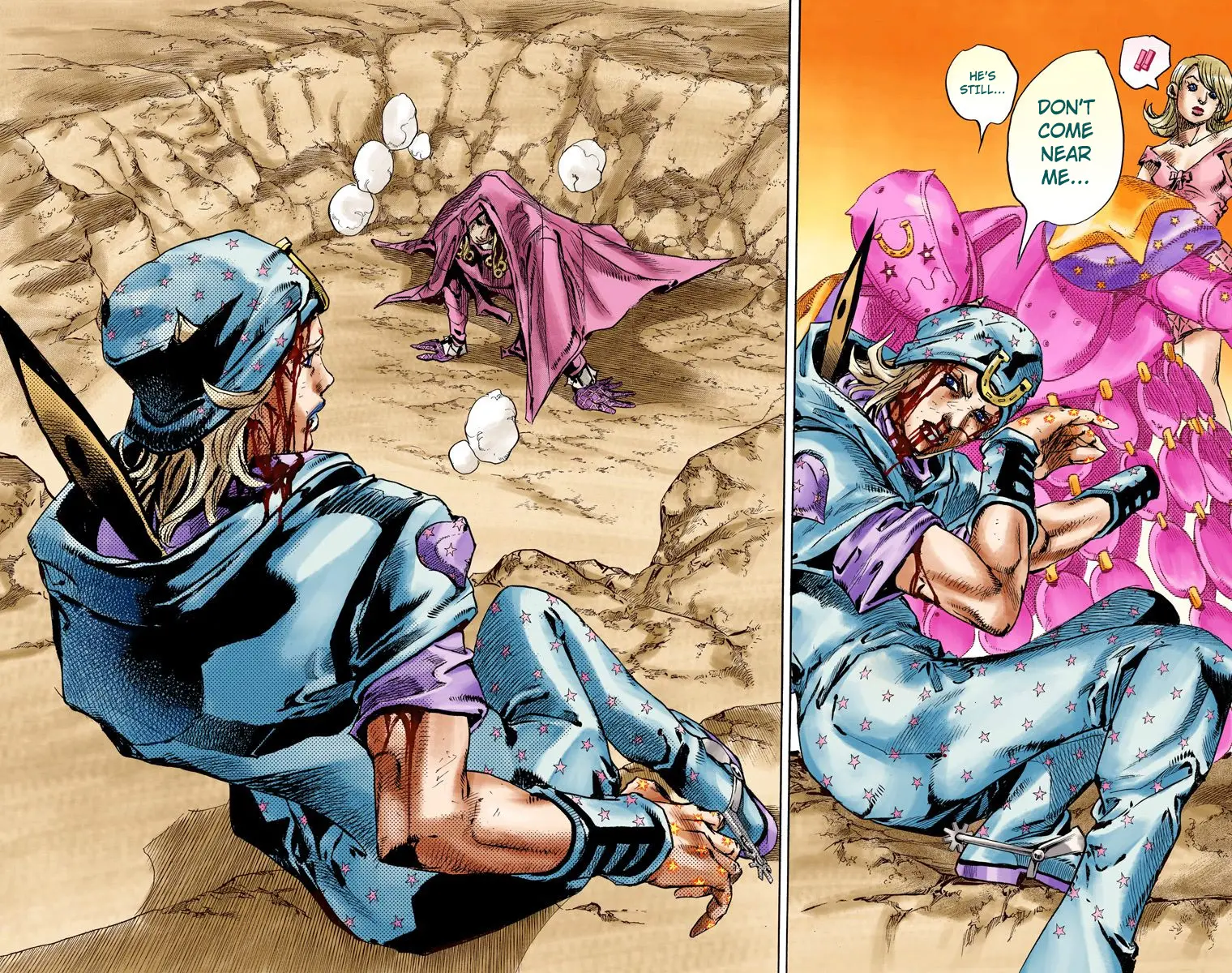 JoJo's Bizarre Adventure Steel Ball Run Colored Manga β Chapter 87 β Page 34