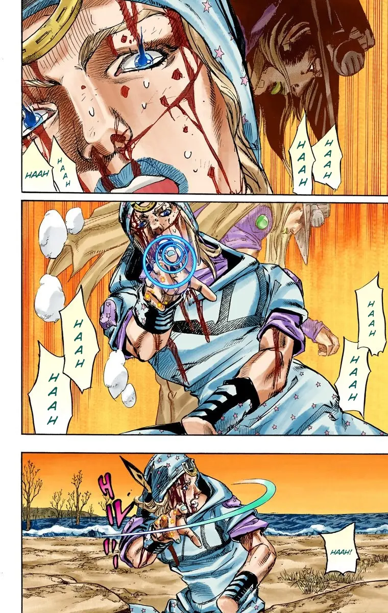JoJo's Bizarre Adventure Steel Ball Run Colored Manga β Chapter 88 β Page 3