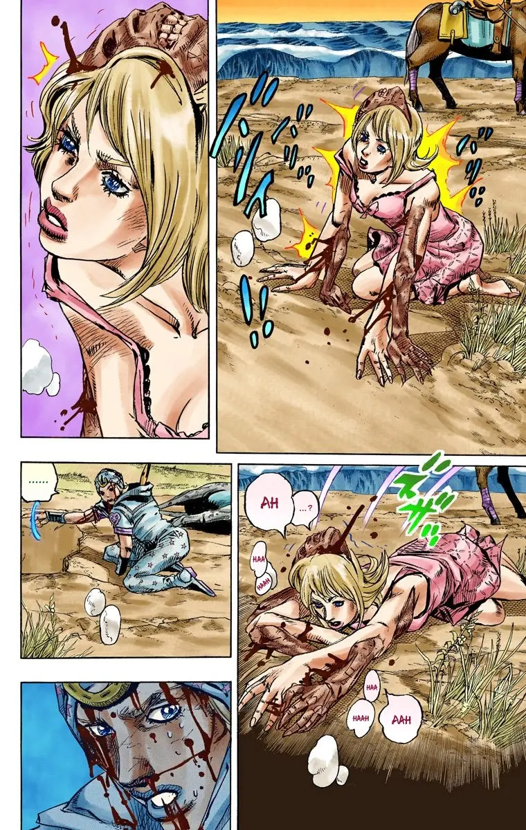 JoJo's Bizarre Adventure Steel Ball Run Colored Manga β Chapter 88 β Page 6
