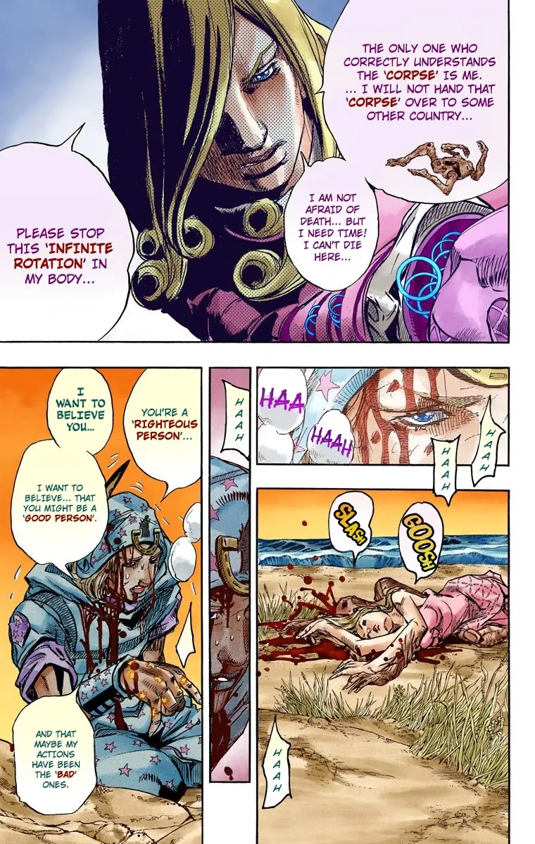 JoJo's Bizarre Adventure Steel Ball Run Colored Manga β Chapter 88 β Page 18