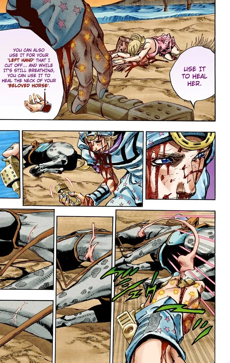 JoJo's Bizarre Adventure Steel Ball Run Colored Manga β Chapter 88 β Page 23