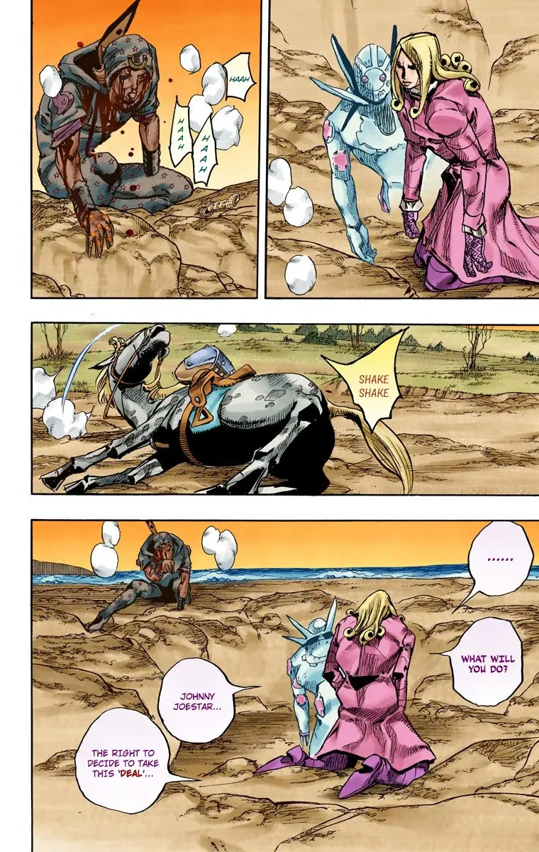 JoJo's Bizarre Adventure Steel Ball Run Colored Manga β Chapter 88 β Page 27