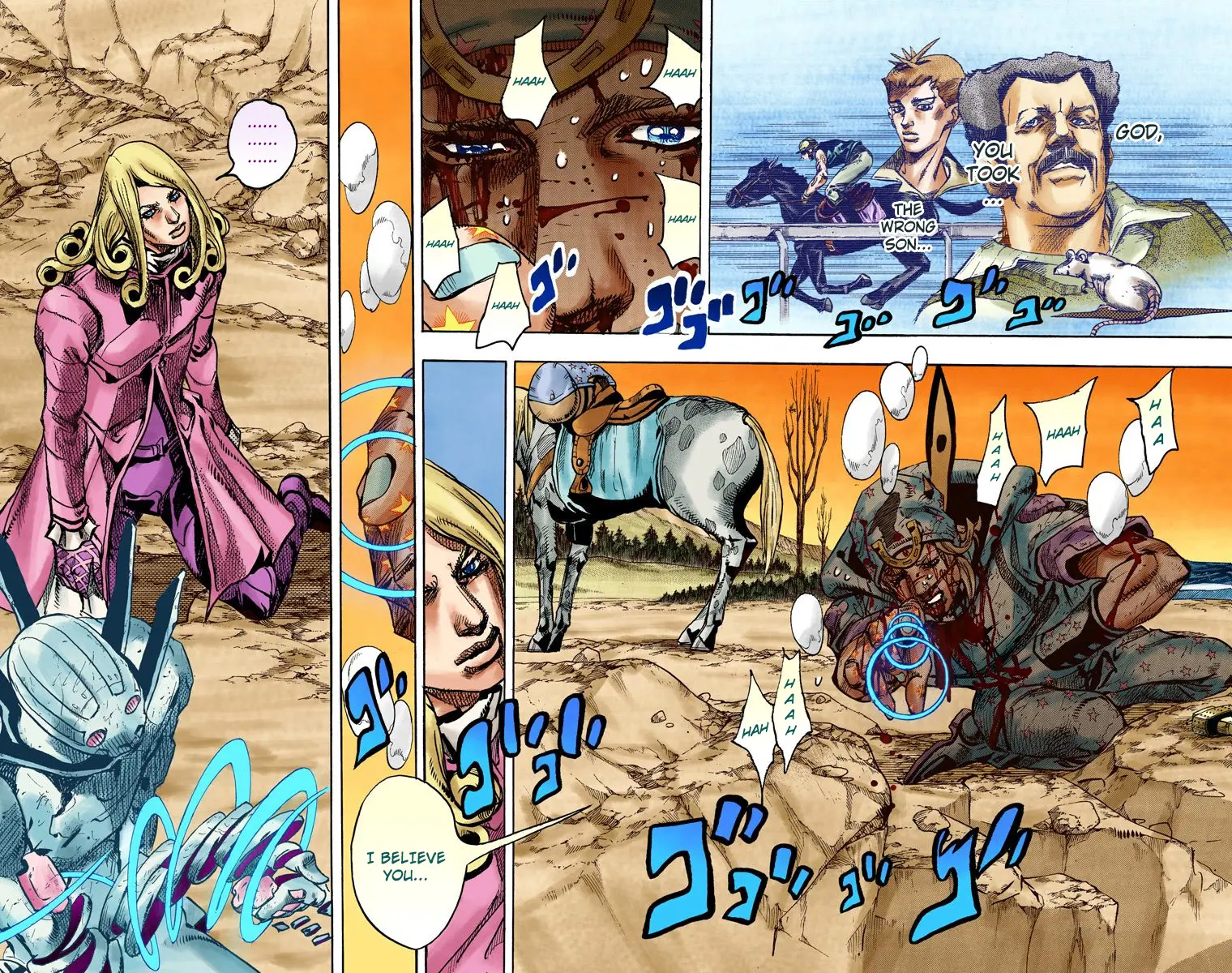 JoJo's Bizarre Adventure Steel Ball Run Colored Manga β Chapter 89 β Page 4
