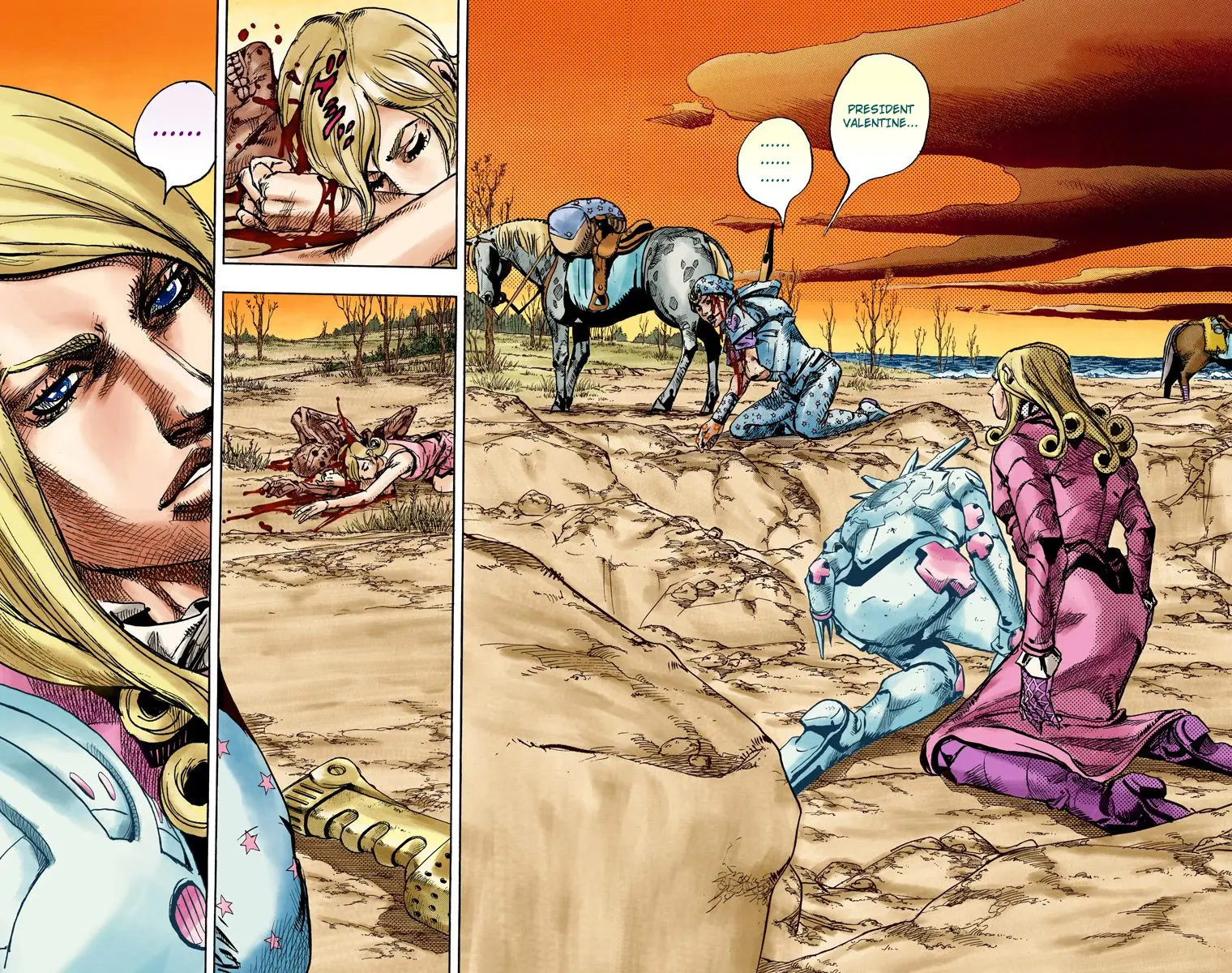 JoJo's Bizarre Adventure Steel Ball Run Colored Manga β Chapter 89 β Page 5