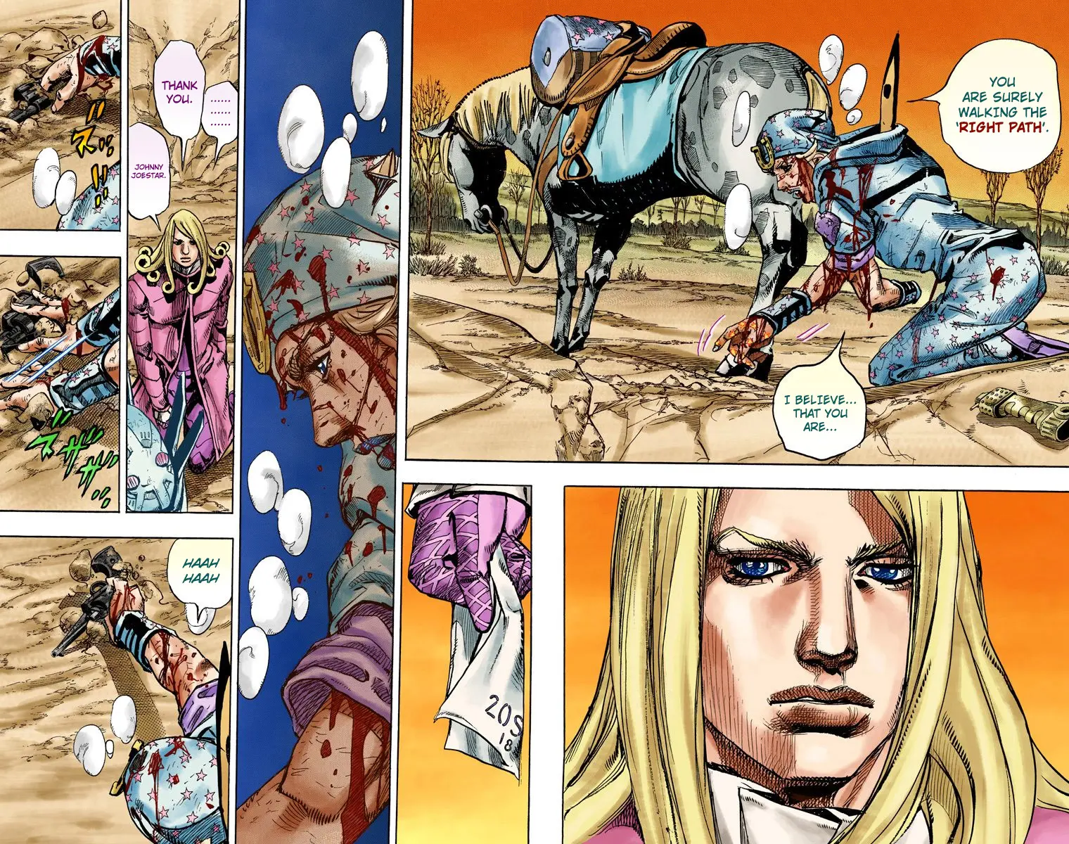 JoJo's Bizarre Adventure Steel Ball Run Colored Manga β Chapter 89 β Page 6