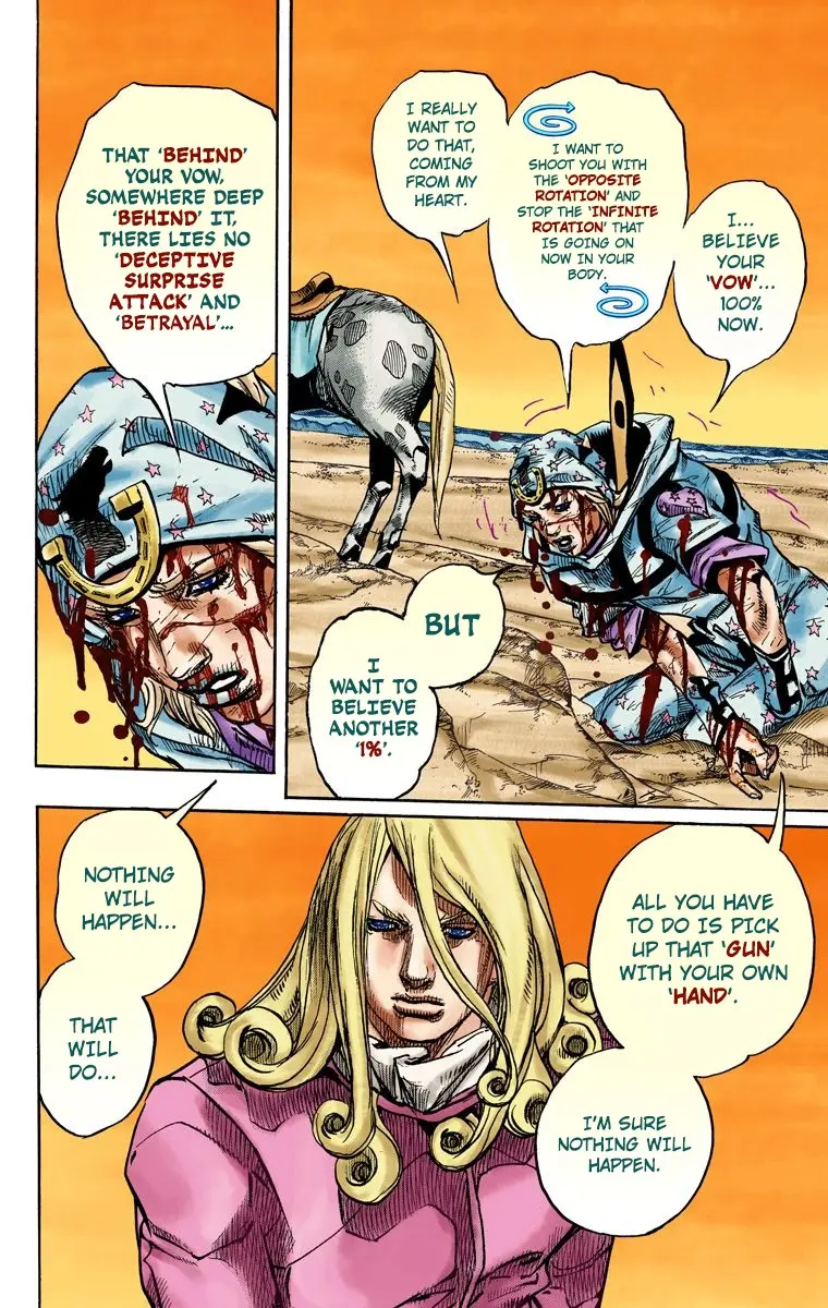 JoJo's Bizarre Adventure Steel Ball Run Colored Manga β Chapter 89 β Page 12