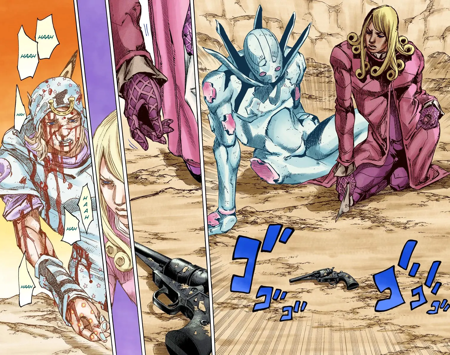 JoJo's Bizarre Adventure Steel Ball Run Colored Manga β Chapter 89 β Page 14