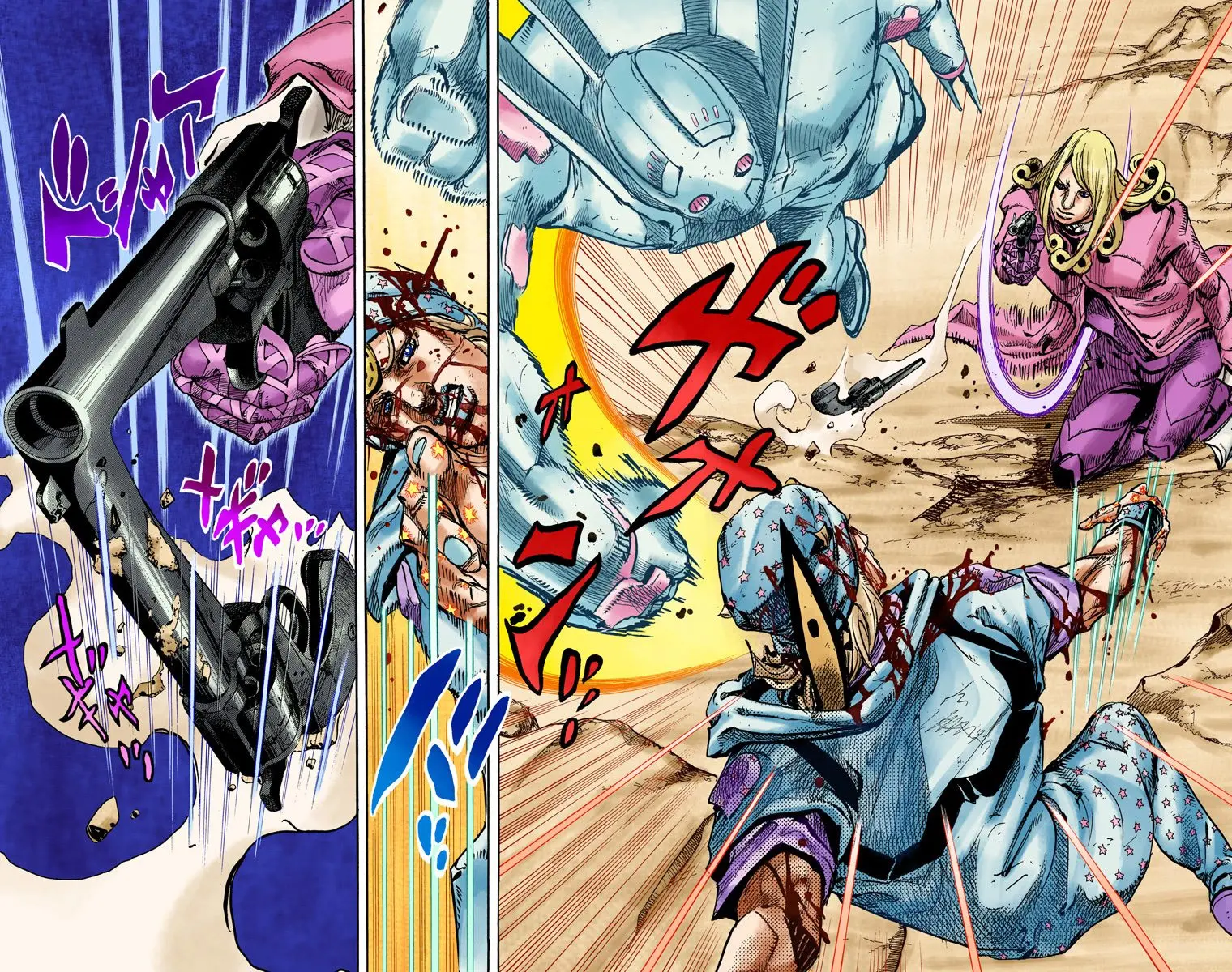 JoJo's Bizarre Adventure Steel Ball Run Colored Manga β Chapter 89 β Page 18