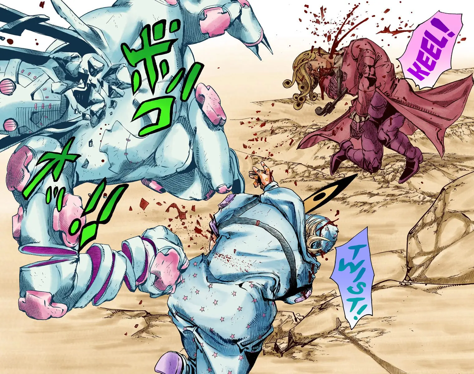 JoJo's Bizarre Adventure Steel Ball Run Colored Manga β Chapter 89 β Page 22