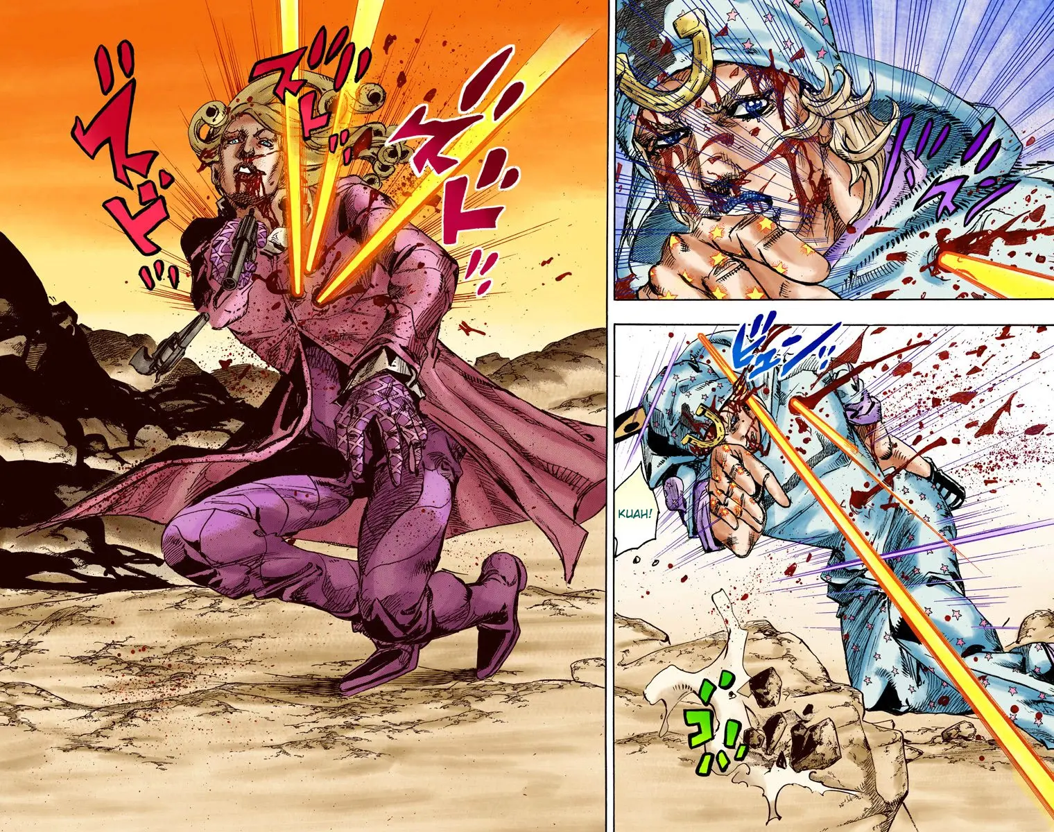 JoJo's Bizarre Adventure Steel Ball Run Colored Manga β Chapter 89 β Page 24