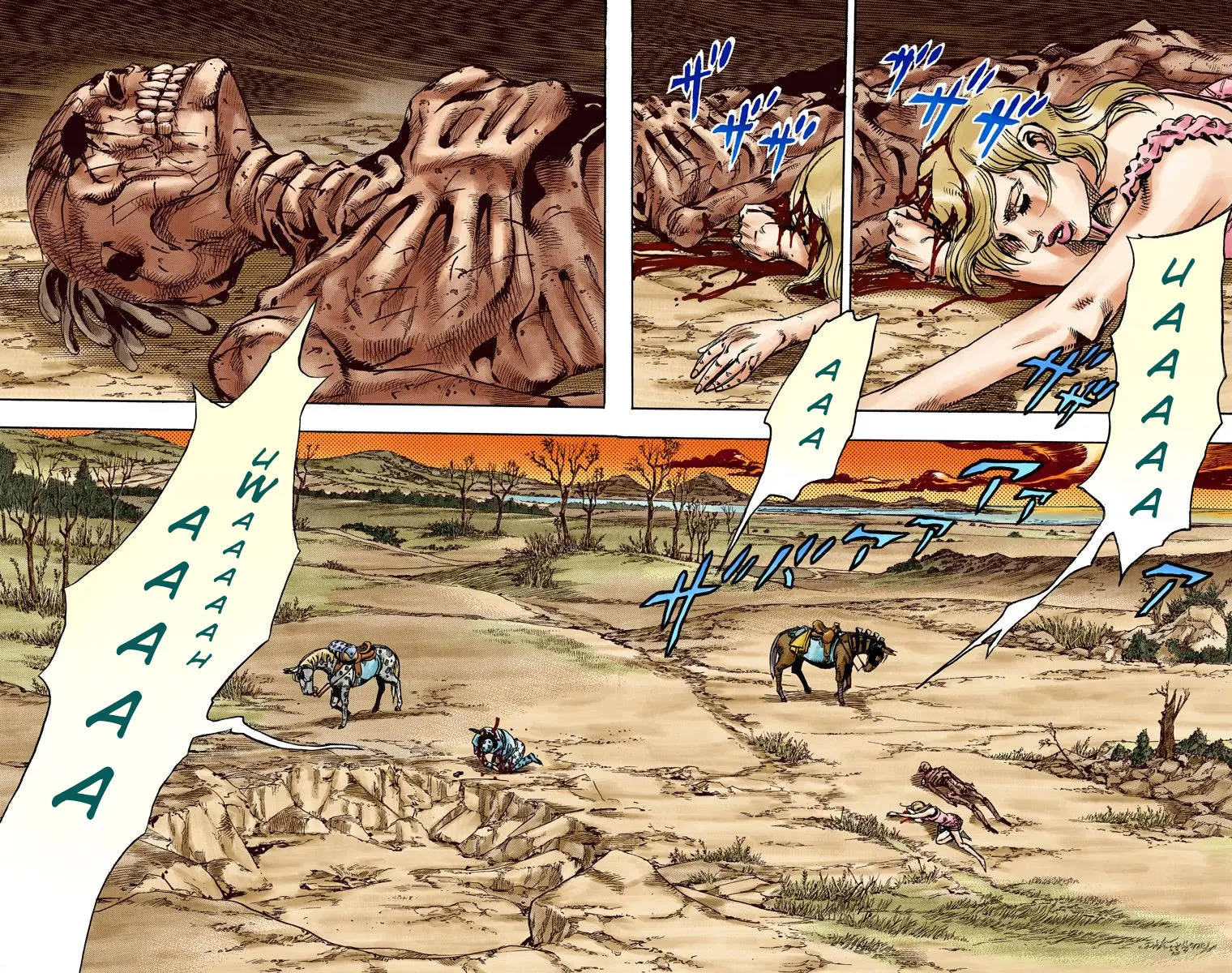 JoJo's Bizarre Adventure Steel Ball Run Colored Manga β Chapter 89 β Page 33