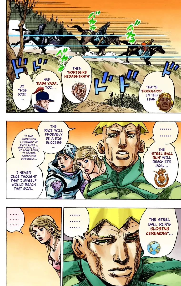 JoJo's Bizarre Adventure Steel Ball Run Colored Manga β Chapter 90 β Page 9