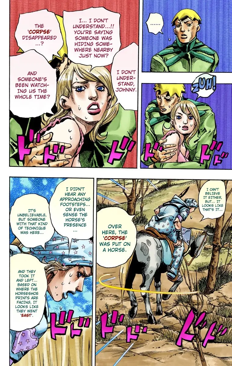 JoJo's Bizarre Adventure Steel Ball Run Colored Manga β Chapter 90 β Page 17