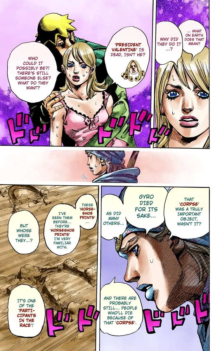 JoJo's Bizarre Adventure Steel Ball Run Colored Manga β Chapter 90 β Page 18