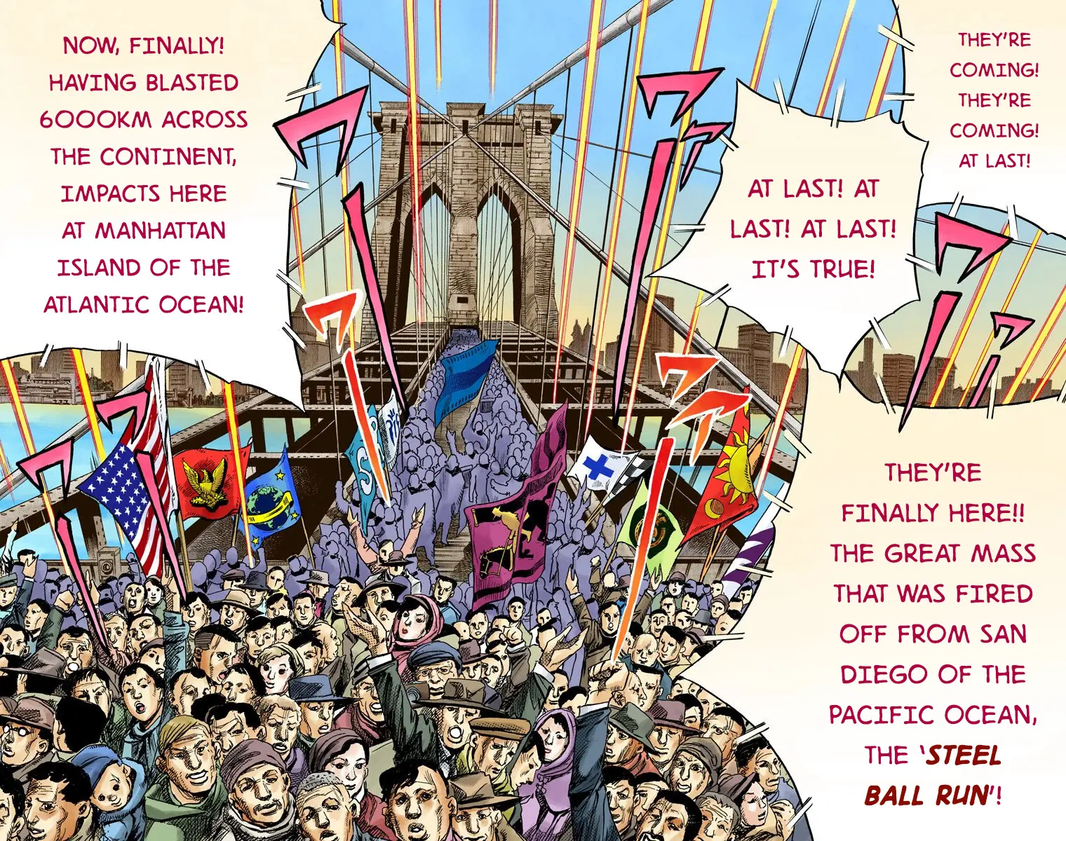 JoJo's Bizarre Adventure Steel Ball Run Colored Manga β Chapter 90 β Page 22