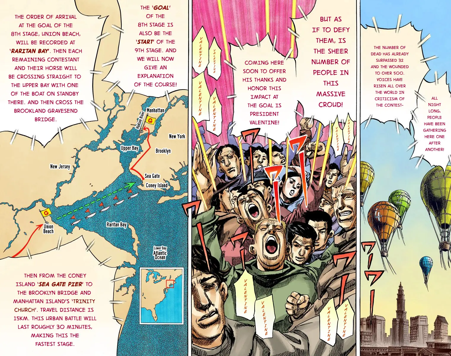 JoJo's Bizarre Adventure Steel Ball Run Colored Manga β Chapter 90 β Page 23
