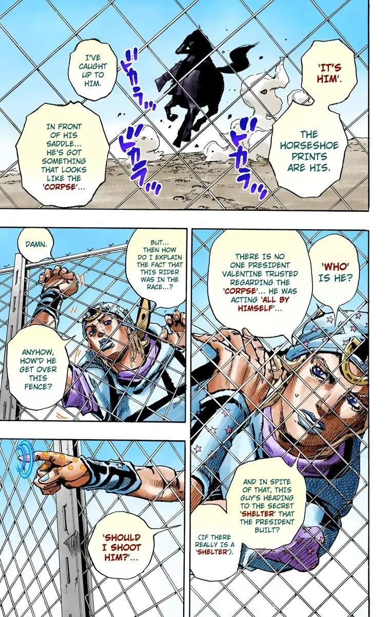 JoJo's Bizarre Adventure Steel Ball Run Colored Manga β Chapter 90 β Page 29