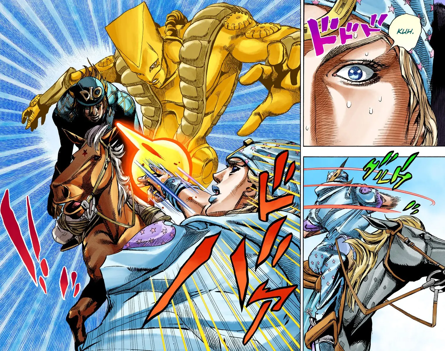 JoJo's Bizarre Adventure Steel Ball Run Colored Manga β Chapter 90 β Page 36