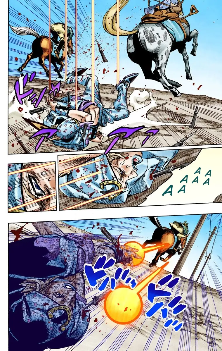 JoJo's Bizarre Adventure Steel Ball Run Colored Manga β Chapter 91 β Page 14
