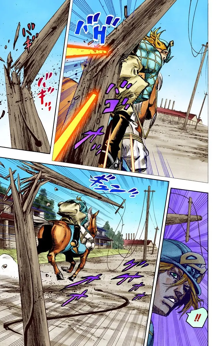 JoJo's Bizarre Adventure Steel Ball Run Colored Manga β Chapter 91 β Page 15