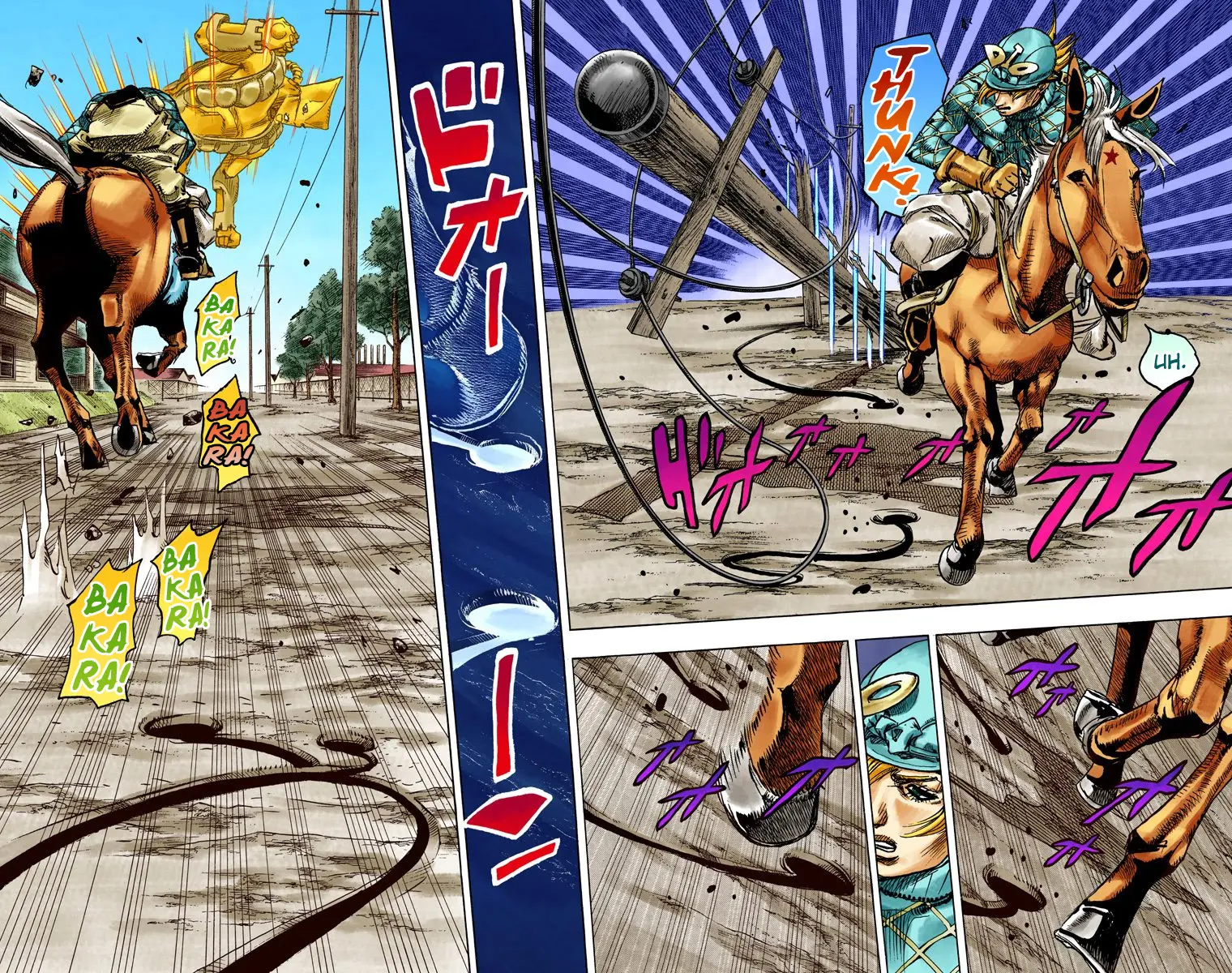 JoJo's Bizarre Adventure Steel Ball Run Colored Manga β Chapter 91 β Page 16
