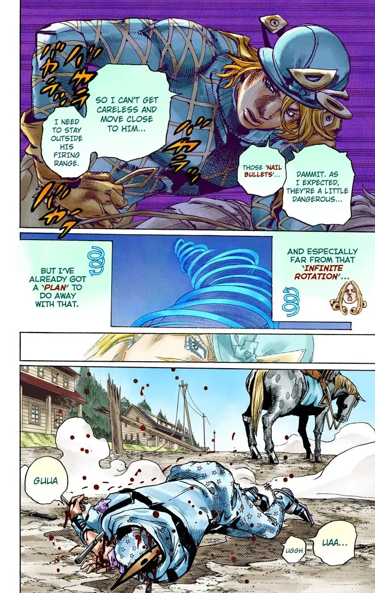 JoJo's Bizarre Adventure Steel Ball Run Colored Manga β Chapter 91 β Page 17
