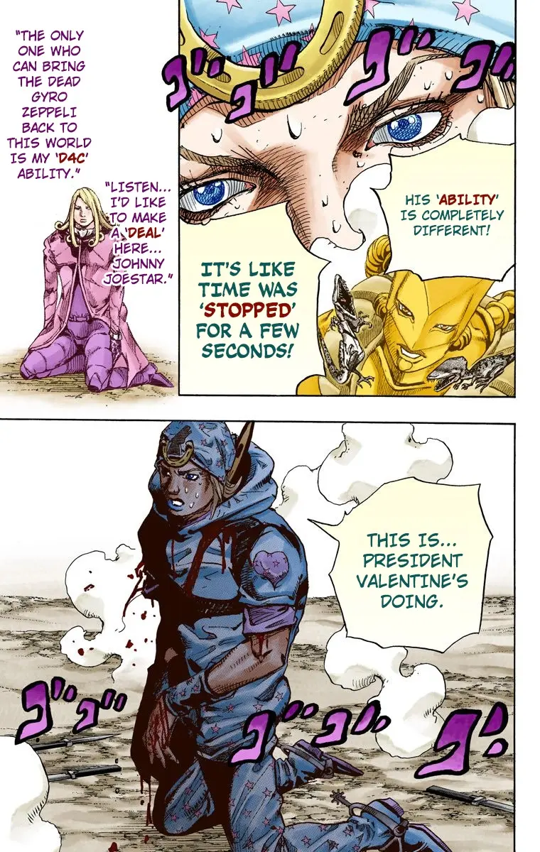 JoJo's Bizarre Adventure Steel Ball Run Colored Manga β Chapter 91 β Page 20