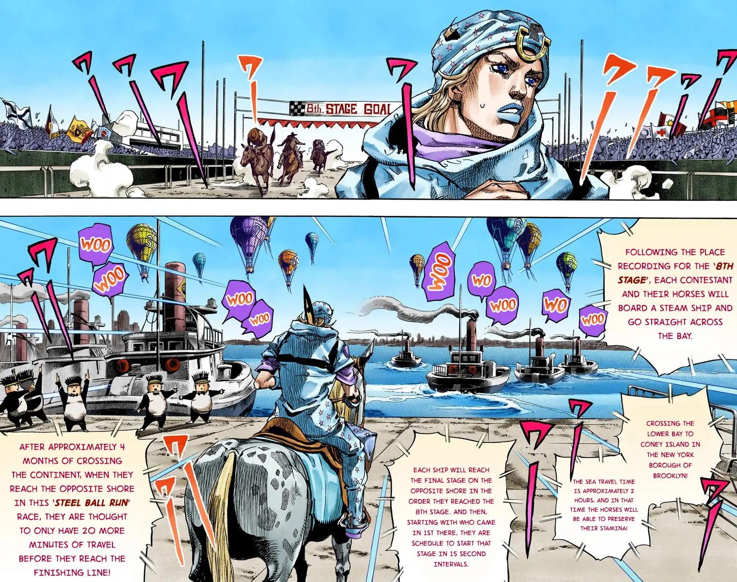JoJo's Bizarre Adventure Steel Ball Run Colored Manga β Chapter 91 β Page 23