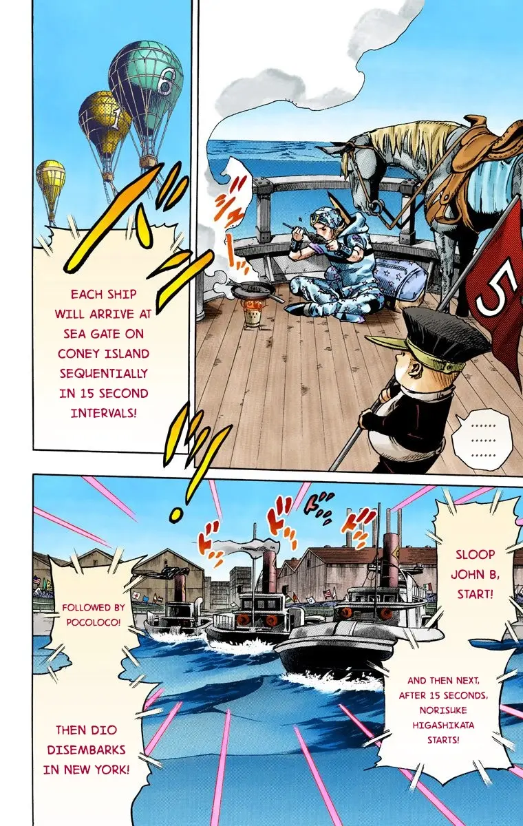JoJo's Bizarre Adventure Steel Ball Run Colored Manga β Chapter 91 β Page 30